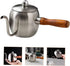 Coffee Pot Gooseneck Teapot Pouring Kettle Espresso Japanese Tea Pots Small Kettle Camping Accessories Gooseneck Kettle Stove Top Concentrate Offi...