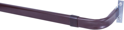 Kenney 514 Single Curtain Rod, 28 to 48-Inch, Espresso...
