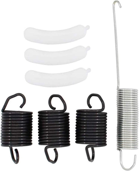 Washing Machine Kit 3 pcs Suspension Spring WP63907 & 1 pcs Counterweight Counter Balance W10250667 & 3 pcs Tub Wear Pad 285744 for Whirlpool Washer