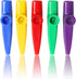 LovesTown Kids Kazoos, 18 Pcs Plastic Kazoo with 20 Pcs Kazoo Flute Diaphragms Kazoos Musical Instruments for Gift Prize and Party Favors...