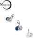 Vintage Moon Blue Sky Star Dangle Charm for Bracelets Engraved I Love You to The Moon and Back...
