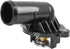 X AUTOHAUX Car Auto Thermostat Housing 5184977AE 5184977AD for Dodge Charger 2011-2018...