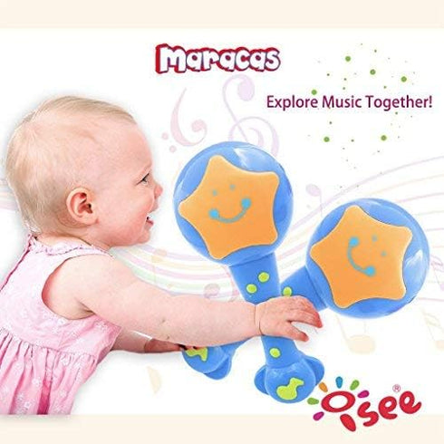 ISEE Baby Toys, Toddler Learning Musical Instruments, Preschool Musical Toys for Toddlers, Children's Educational Drums & Percussion for Baby Boys...