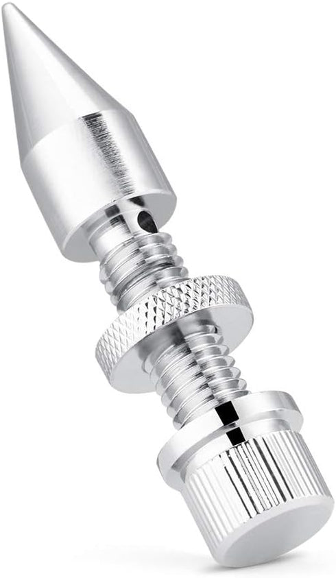 4 Pcs Chrome-Plated Copper Speaker Spike Set, Subwoofer CD Audio Amplifier HiFi Speaker Turntable Isolation Stand Cone Feet + Base Pad Shockproof ...