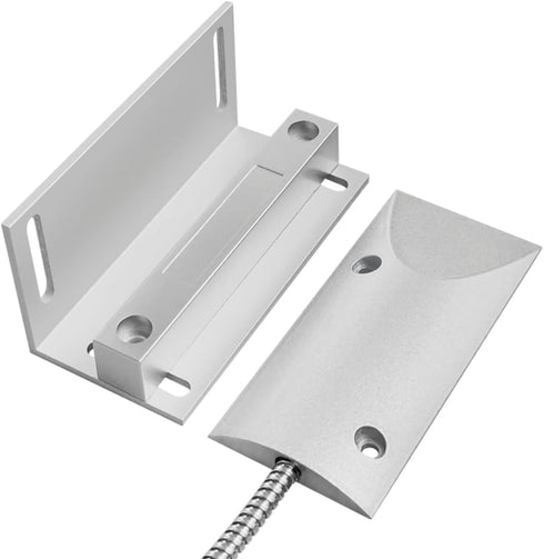 Magnetic Switch Alarm Sensor Overhead Garage Door Contacts with L Bracket...