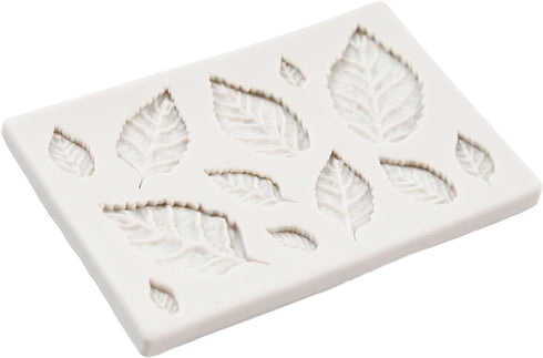 Rose Leaf Silicone Fondant Molds For Cake Decorating Cupcake Topper Chocolate Candy Gum Paste Polymer Clay...