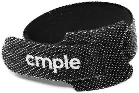 Cmple - 50PCS Reusable Cable Ties, Nylon Adjustable Cord Organizer Ties, Multi-Purpose Hook Loop Cable Management Wire Ties, 6-inch Black...