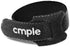 Cmple - 50PCS Reusable Cable Ties, Nylon Adjustable Cord Organizer Ties, Multi-Purpose Hook Loop Cable Management Wire Ties, 6-inch Black...
