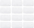 12PCS Hair Tie Organizer, Transparent Mini Storage Box, Rectangle Clear Plastic Storage Container, Portable Small Items Holder with Lid for Home, ...