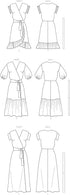 Butterick Misses' Sash and Wrap Dress Sewing Pattern Kit, Design Code B6873, Sizes 18W-20W-22W-24W...