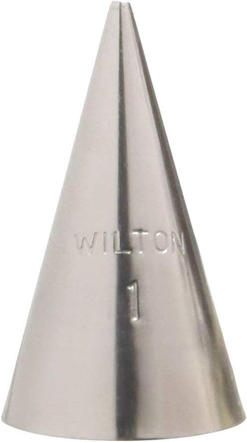 Wilton Cake Decorating Tip Pkg Round #1...