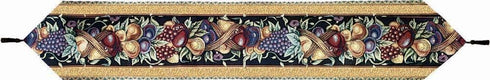 Manual Table Runner, Old World Italy Woven Tapestry with Tassels...