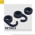 New 3pcs Gel Ear Bud Earbuds tip + 2pcs Ear Hook Loop earhooks Replacement for Jabra EASYCALL EASYGO Clear USA Cell Phones Parts...