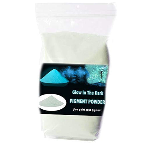 Glow in The Dark Pigment,Phosphorescent Glow Powder,3.52 Ounce (100 g),Water Based (Green) (Aqua-Turquoise)...