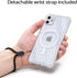 TORU MX Slim for iPhone 11 Magnetic Case, Compatible with Magsafe, Hybrid Transparent HD Clear Case with Detachable Wrist Strap, Scratch Resistant...