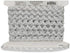 Trims by the Yard Delicia Decorated Gimp Trim | Metallic Silver| (20 yard cut)...