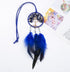 Blue Dream Catcher for Car Mirror, Small Dream Catchers for Boys Bedroom Wall Decor Car Rear View Mirror Hanging Accessories Handmade with Car Das...