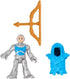 Imaginext Replacement Parts for Fisher-Price Honorable Archer and Steed Playset - HCG68 ~ Figure in Silver and Blue, Helmet and Crossbow...