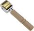 Gold Leather Roller Platen Tool Leather Edge Glue Press and Smoother Trimmer Press Board Tool Iron Roller Wooden Handle Leather Craft DIY (26mm)...