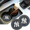 Grehge ate frameX 2Pcs Durable Non-Slip Silicone New York NY Logo Cup Holder mat,Auto Cup Holder Insert Coaster pad?NY 2.8in?...