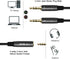 Headphone Splitter for Computer 3.5mm Female to 2 Dual 3.5mm Male Headphone Mic Audio Y Splitter Cable Microphone Stereo Jack Earphones Port Cord ...