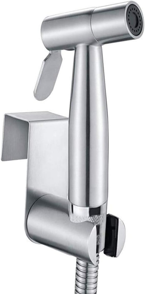 Bidet Sprayer Head, Stainless Steel Handheld Bidet Sprayer kit with Hook, Baby Cloth Diaper Sprayer, Easy to Install for Personal Hygiene and Bedp...