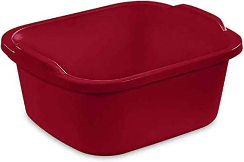 Tribello Plastic Wash Tub Dishpan Basin and Foot Bath for Soaking Feet, laundry Hand Wash Bucket, Dish Pans for Washing and Storage Cleaning Suppl...