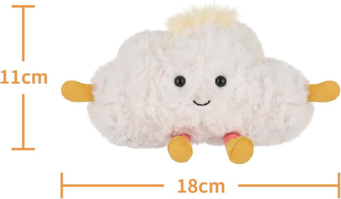 Apricot Lamb Cloud Plush Stuffed Animals for Kids, Soft Cute Plush Toys for Baby Girl and Boy, Fluffy Cloud White 4.7 Inches...