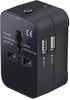 Premium Travel Adapter, Portable Universal All in One Worldwide Power Adapter, European Travel Plug Adapter, Power Converter Adapter, for AC Power...