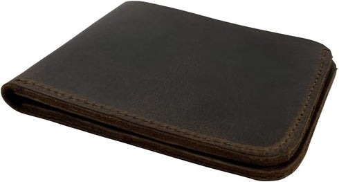 Hide & Drink, Leather Bifold Wallet, Holds Up to 4 Cards Plus Flat Bills/Pouch/Case/Minimalist/Vintage/Stylish, Handmade Includes 101 Year Warrant...