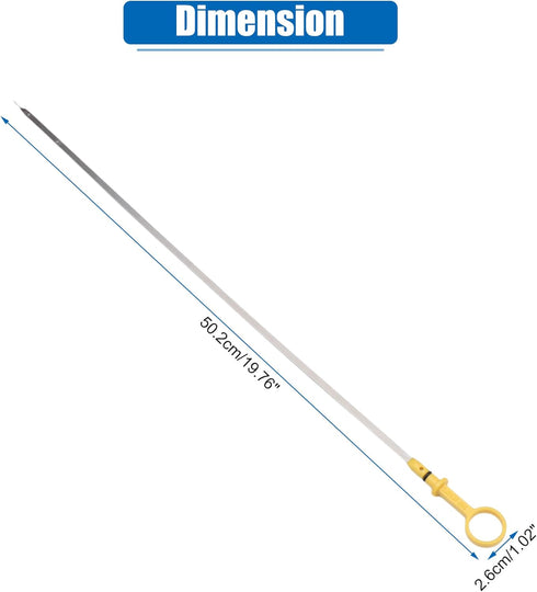 X AUTOHAUX Engine Oil Level Indicator Dipstick for Suzuki Grand Vitara 1999-2006 for Suzuki XL-7 2002-2006 No.16910-85F12 Yellow...