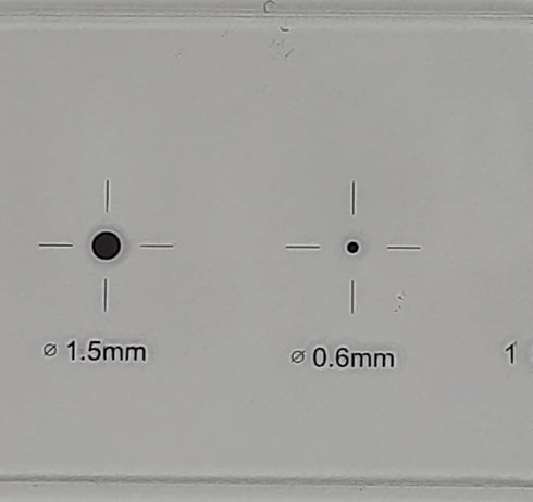 High Precision Ocular Micrometer Microscope Stage Micrometer Calibration Slide with 5-Scales and 0.01mm Multifunctional Reticle Calibrating Ruler...