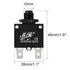 uxcell 2Pcs Thermal Overload Protector AC 125/250V 4A Push Button Reset Circuit Breaker...