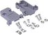JRready ST6237 DB9 Connector 20 PCS 9 Pin Gray Plastic Hoods Set of Crimp Solder D-Sub Connector Assortment Kit...