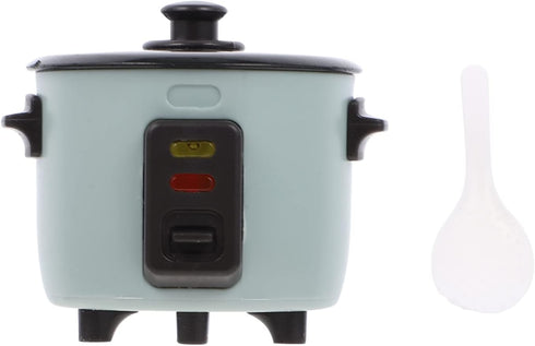 Kisangel Dollhouse Rice Cooker Miniature Rice Cooker Model Simulation Kitchen Appliance for Mini Play Food...