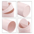 Plastic Tiny Waste Bin, Desktop Mini Trash Can with Swing Lid, Pink...