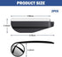 2PCS Car Blind Spot Mirror with Side Mirror Rain Guard,Carbon Fibre Rear View Mirror Rain Visor & 360° Adjustable HD Blindspot Mirror,Universal Au...