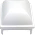 above Ground Pool Fence Post Caps- (Package of 12 pieces) white, 1.5 inch square Post (fits many brands of pools)...