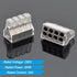 50pcs 8 Port Push-in Electrical Wire Connector, PCT-108 Quick Connection Terminal Compact Wire Connector for 18-12 AWG Solid Stranded Wires...
