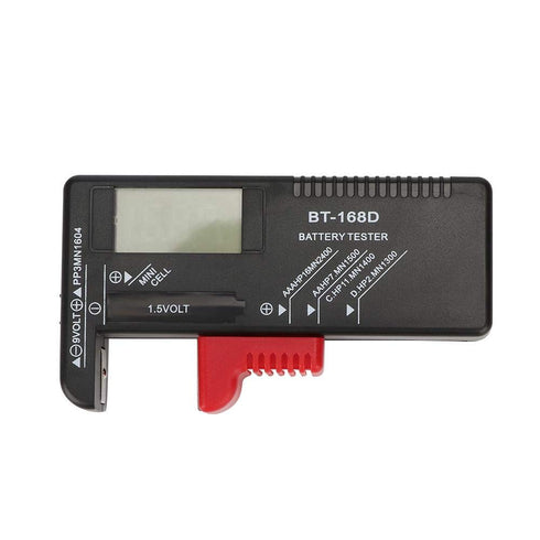 Battery Tester, Model BT-168D Battery Checker for AAA C D 9V 1.5V Button Cell Batteries...