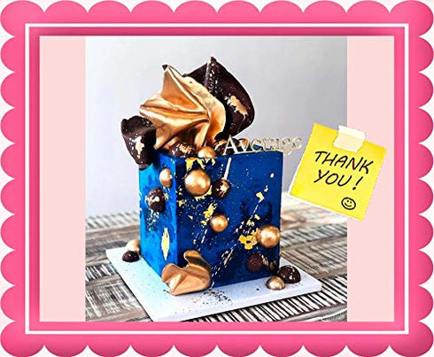 GOLD HIGHLIGHTER DUST (7 GRAMS) (7 grams Net. container) Cake, Topper by Oh! Sweet Art Corp...