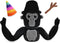 Gorilla Plush Tag - Soft and Cuddly Game-Inspired Stuffed Animal for Playtime and Collecting (Black)...