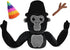 Gorilla Plush Tag - Soft and Cuddly Game-Inspired Stuffed Animal for Playtime and Collecting (Black)...