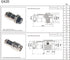 3.28 ft GX20 7 Pin Male to Female Head Aviation Cordset, GX20 7Pins Female to Male Connector Electrical Cable Panel Mount Circular Metal Aviation ...