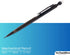 1InTheOffice Mechanical Pencil 0.7 mm, 2, HB Lead, Black Lead, Smoke Barrel (48 Pack)...
