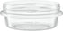 Elegant Disposables Twist Top Deli Containers Food Storage Containers Blue Screw on Lid Reusable Stackable Leakproof Airtight, pack of 10-8 oz con...