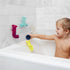 Boon Pipes Toddler Bath Toys - Bathtub Building Toys with Suction Cups - Toddler Sensory Toys and Bathtub Essentials - Multicolored - 5 Count - Ki...
