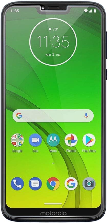 Moto G7 Power Screen Protector-(3 Pack) Bubble Free Case Friendly Ultra-Thin Anti-Scratch Anti-Fingerprint Clear Tempered Glass Protective Film Co...
