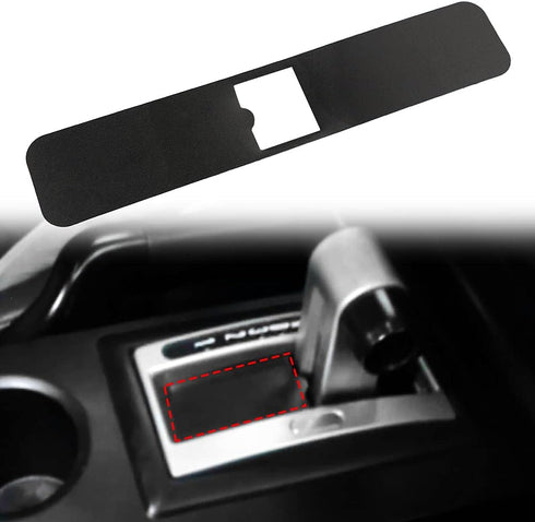 JDMON Compatible with AUTO Shifter Trim Blind Cover Shifter Protective Cover Ford Mustang 2006 2007 2008 2009 Automatic Shifter Trim Panel Shutter...