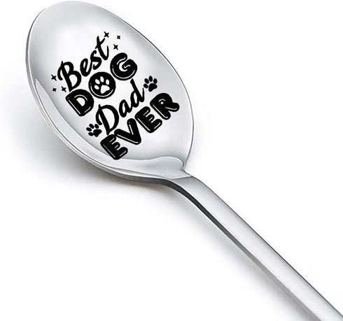 Dog Dad Gifts Spoon for Men Gifts for Dog Owners Dog Lover Gifts for Boys Father Day Gifts for Dad Boyfriend Husband Christmas Birthday Gifts for ...